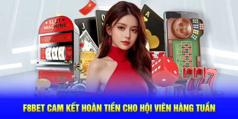 F8BET cam kết hoàn tiền cho hội viên hàng tuần